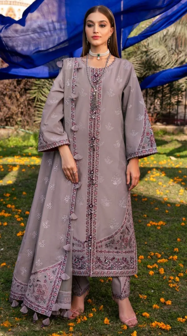 Rawayat Luxury Lawn By ALIZEH - 3 Piece Unstitched - D-03