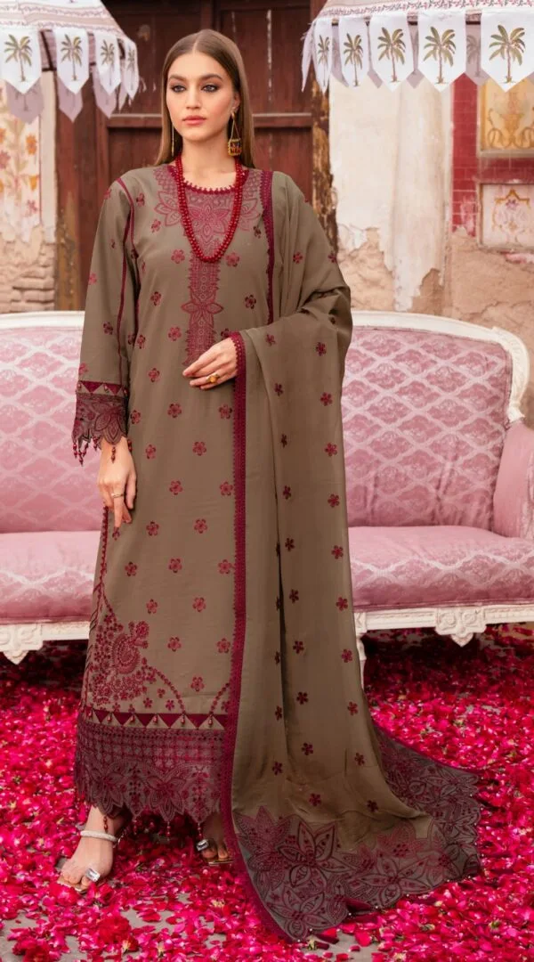 Rawayat Luxury Lawn By ALIZEH - 3 Piece Unstitched - D-10