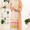 White Color Printed Lawn Pakistani suits