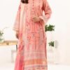 Light Carrot Color Printed Pakistani suits