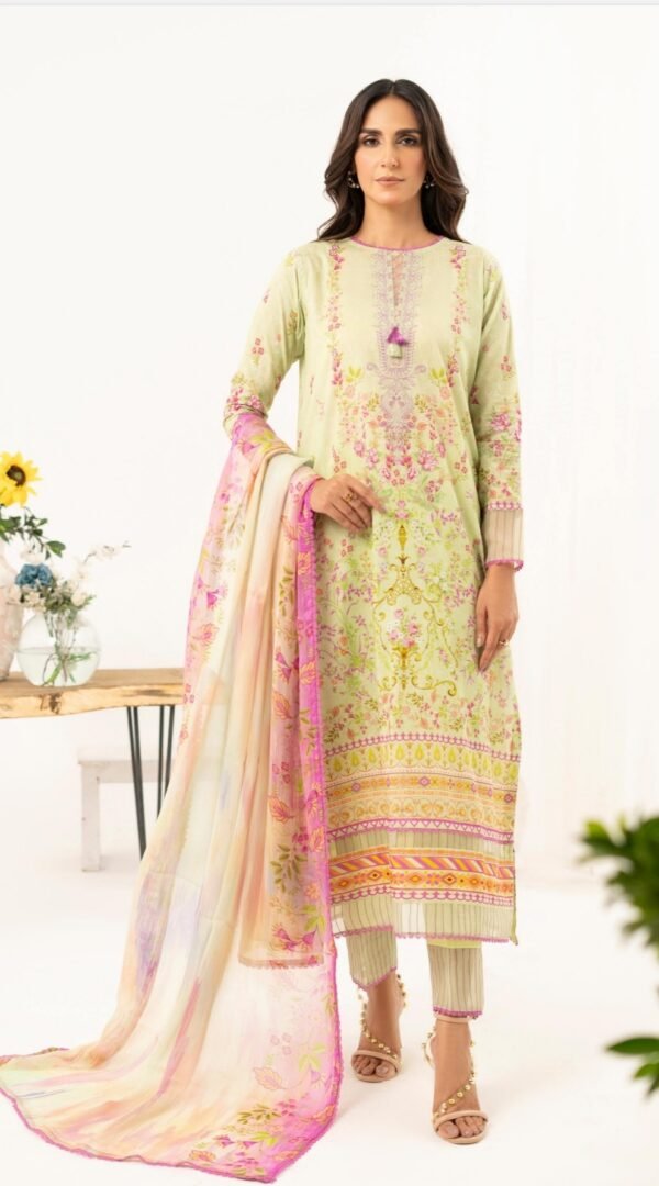 Off White Color Printed Pakistani suits