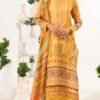 Mustard Color Printed Pakistani suits