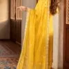 Yellow Color Stitched Chiffon Pakistani Salwar Suit