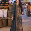 dark grey color embroidered twisted silk pakistani diwali suits