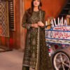 Green Color Embroidered Chiffon Pakistani Party Suits