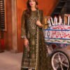 Green Color Embroidered Chiffon Pakistani Suits