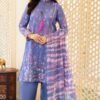 Light Blue Color Printed Pakistani Suits