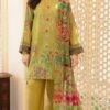 Light Green Color Printed Luxury Lawn Suits Online