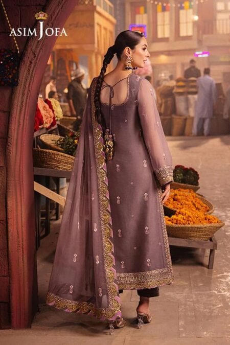 Light Pink Color Embroidered Chiffon Pakistani Party Suits