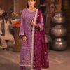 Light Purple Color Embroidered Chiffon Pakistani Suits