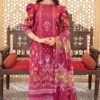 Maroon Color Printed Luxury Lawn Salwar Kameez