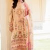 Peach Color Printed Luxury Lawn Salwar Suits online