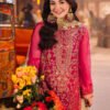 Pink Color Embroidered Net Pakistani Suits