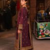 Purple Color Embroidered Twisted Silk Pakistani Salwar Suits