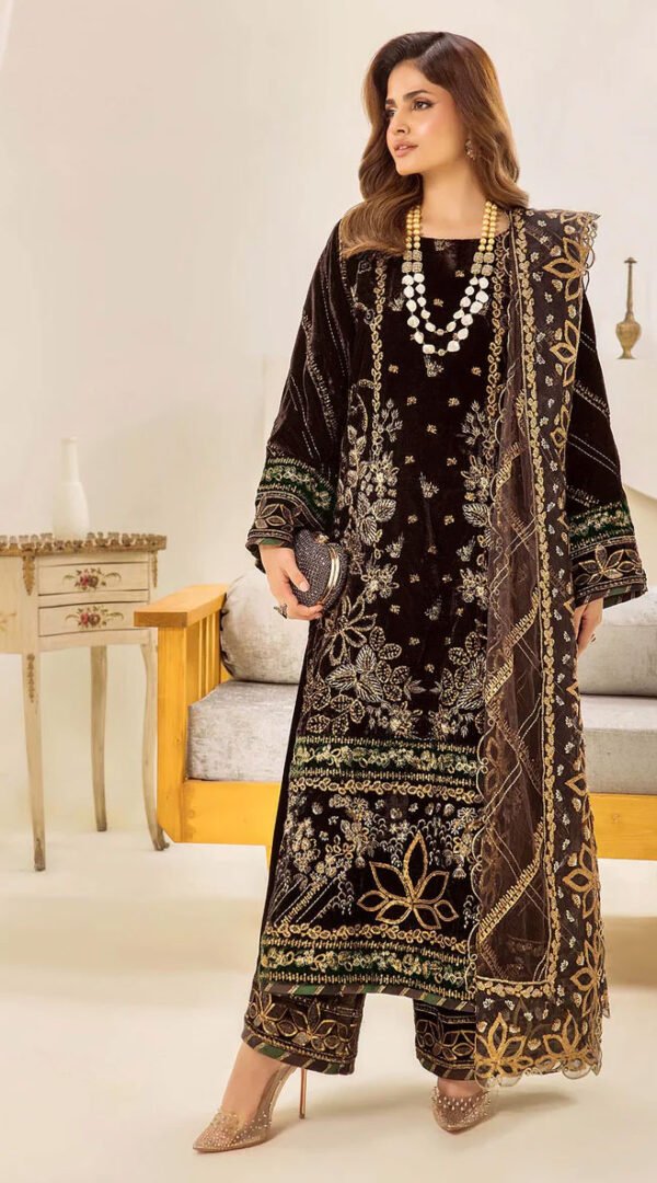 Adans Libas Velvet Edit Luxury Unstitched Pakistani Dresses