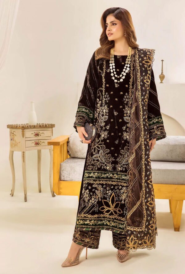 Adans Libas Velvet Edit Luxury Unstitched Pakistani Dresses