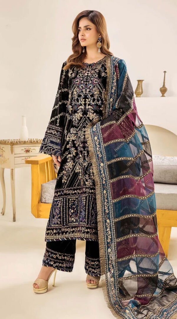 Adans Libas Velvet Edit Luxury Unstitched Pakistani Suits