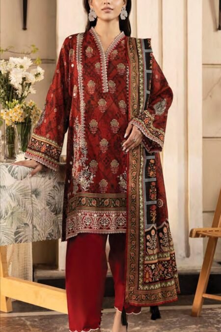 Lakhany Komal Embroidered Lawn 2025 – D11
