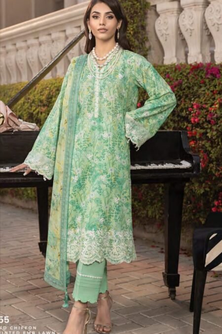 Lakhany Komal Embroidered Lawn 2025 – D12