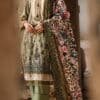 green color with cutwork dupatta pakistani suits