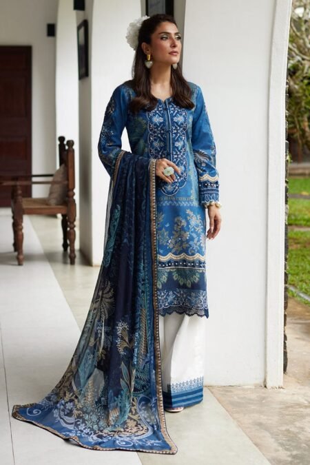 Gulaal Luxury Lawn 2025 - D01