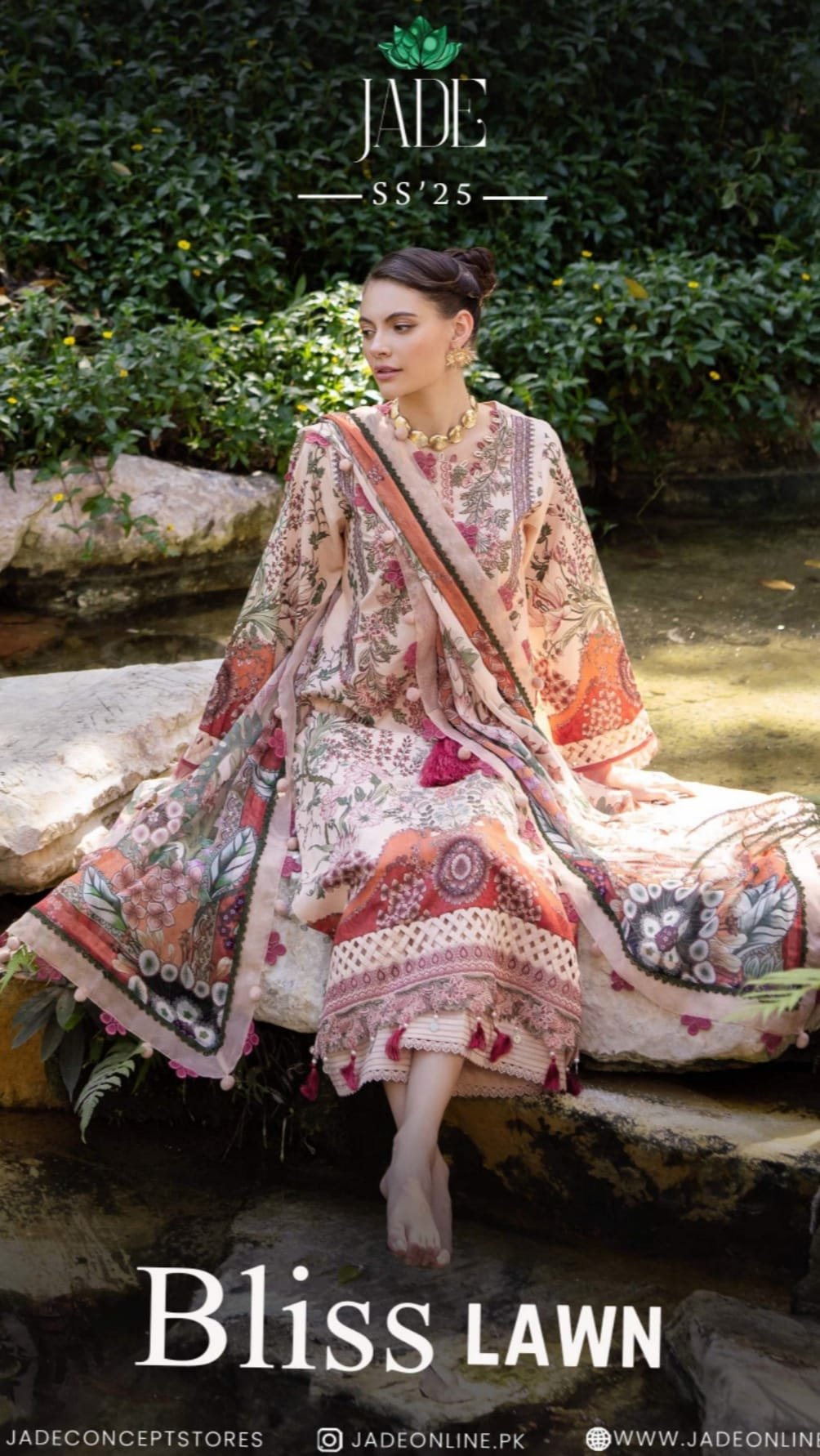 Jade Bliss Summer Lawn 25