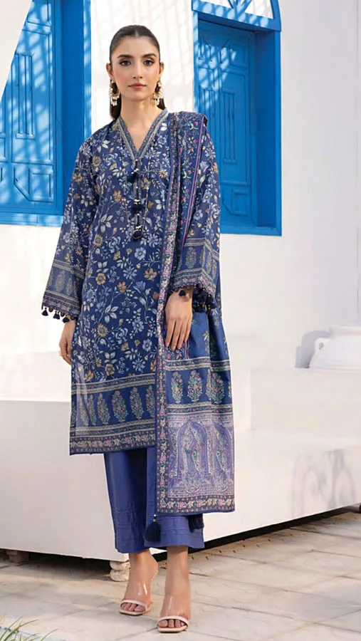 Lakhany Printed Lawn Suits - D10