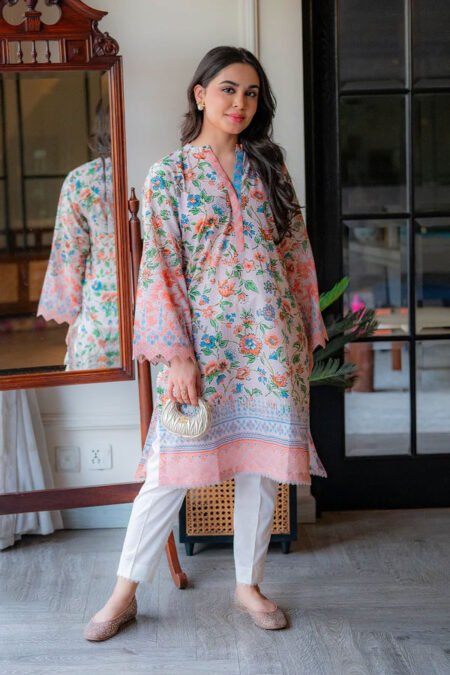 Sahar Selene Vol2 Unstitched Pakistani Lawn Kurtis - D02