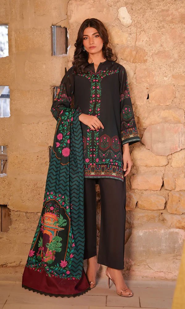 Sahar Selene Vol2 Unstitched 3 Piece Lawn Suit - D01