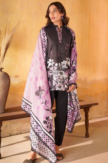 Sahar Selene Vol2 Unstitched 3 Piece Lawn Suit - D03