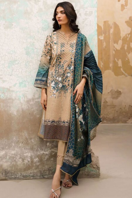 Sahar Selene Vol2 Unstitched 3 Piece Lawn Suit - D04