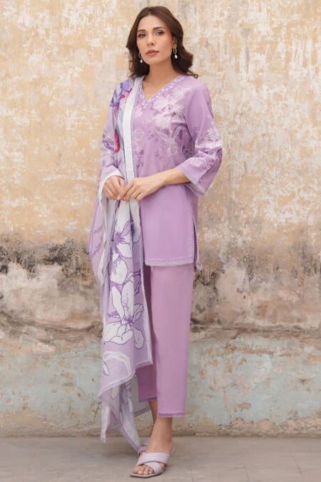 Sahar Selene Vol2 Unstitched 3 Piece Lawn Suit - D07