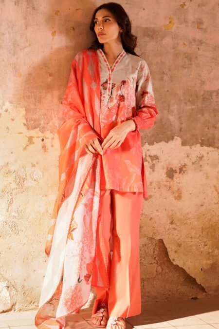 Sahar Selene Vol2 Unstitched 3 Piece Lawn Suit - D08
