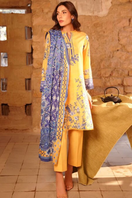 Sahar Selene Vol2 Unstitched 3 Piece Lawn Suit - D10