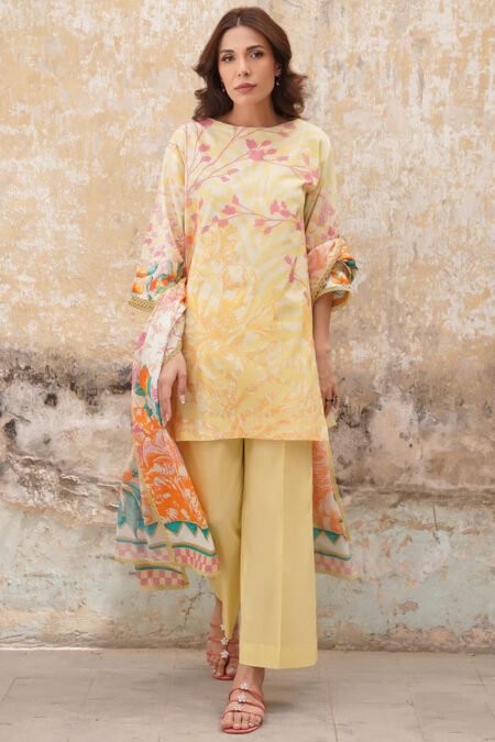 Sahar Selene Vol2 Unstitched 3 Piece Lawn Suit - D12