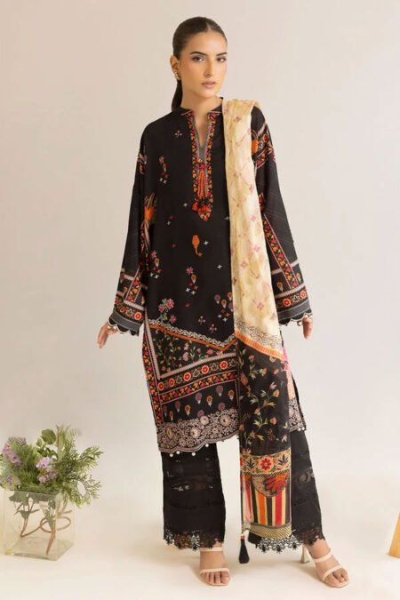3 Piece Unstitched Printed Lawn Suit - 05