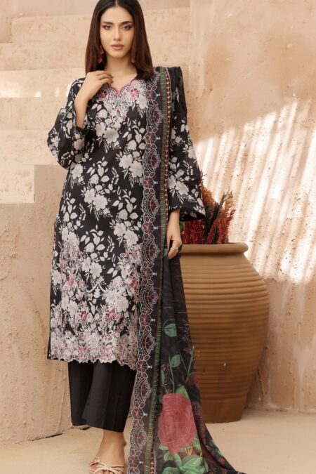 Black Color Pakistani Salwar kameez - 010