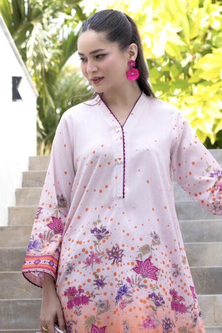Home Light Pink Ready to Wear Cord Set - SS03