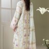 3-Pieces Unstitched Pistachio Lawn Suit - SS002