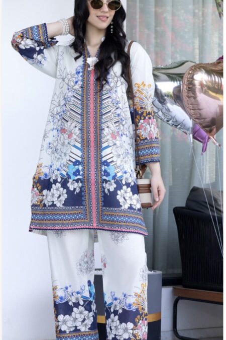 White Color Ready to Wear Cord Set - SS06