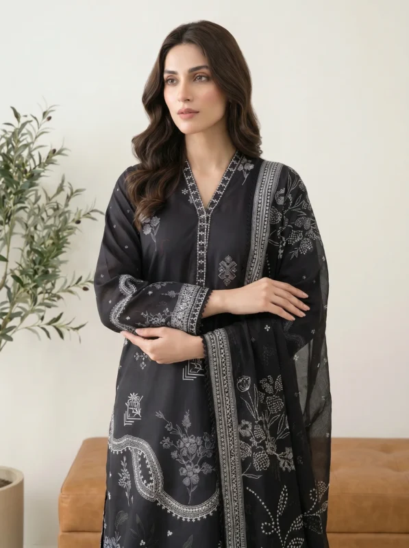 black lawn suit